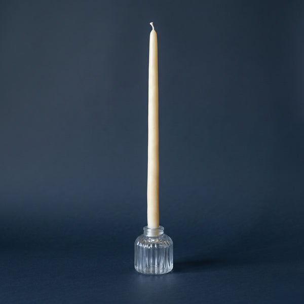 Sacred · Grand Ceremonial 46cm Tall Beeswax Taper · 32 Hours of Peaceful Warm Light