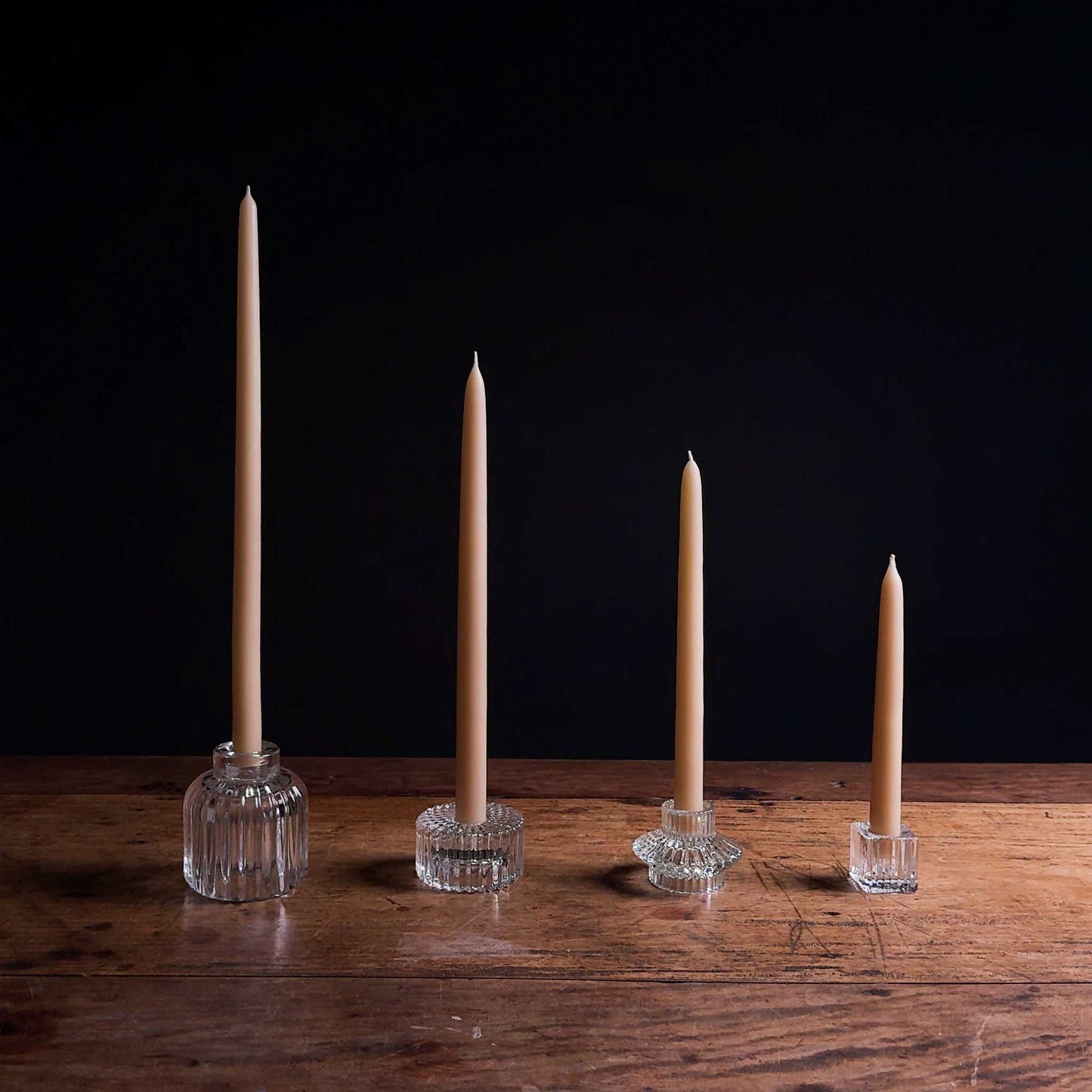 Glass Candle Holder-Small Cube