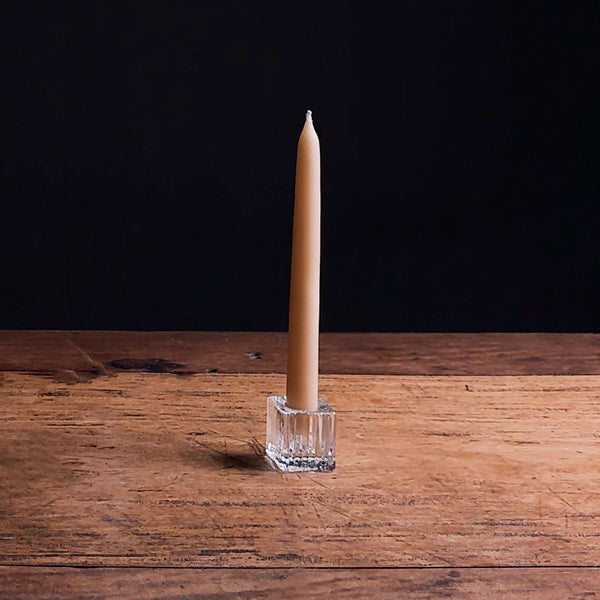 Glass Candle Holder-Small Cube