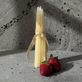 Buddies · Pure Beeswax Mini 11cm Birthday Tapers · 45 Minutes of Warm Golden Light