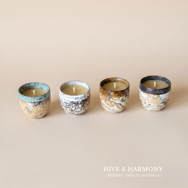 Tumbler · Beeswax Vessel Candle · 18 Hours of Golden Warm Light