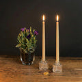 Sacred · Grand Ceremonial 46cm Tall Beeswax Taper · 32 Hours of Peaceful Warm Light
