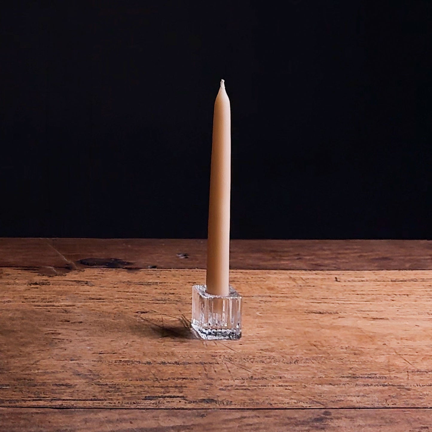 Glass Candle Holder-Small Cube