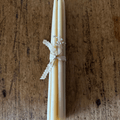 Unique & Limited · Beeswax Hand Dipped Tapers · 1.2cm wide x 27cm high